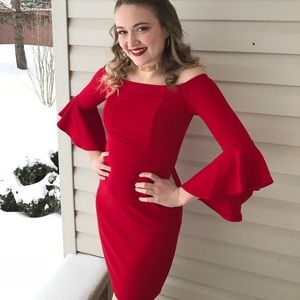 Off The Shoulder Body-con Dress